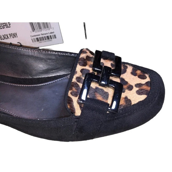 Alfani Step N Flex Shoes Womens 7M Animal Print Allegra Slip On Flats Toe Rare - Picture 2 of 7